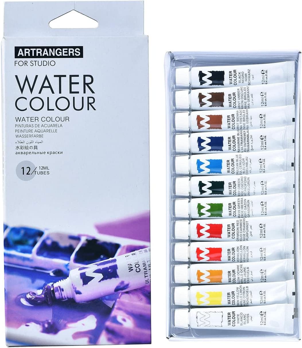 Art Rangers- 12x12ml Water Color Set - 17330037