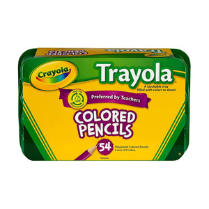 Crayola Colored Pencils, 54 Count, Vibrant Colors, Pre-sharpened, Art Tools, 01210076