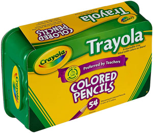 Crayola Colored Pencils, 54 Count, Vibrant Colors, Pre-sharpened, Art Tools, 01210076