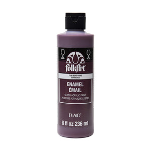 FolkArt Enamels Berry Wine  236ml Set of 2pc - 01420316