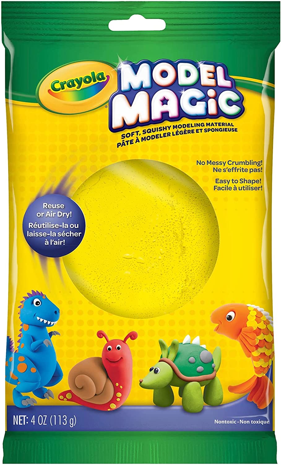 Crayola- Model Magic- 113gm- Yellow- Set of 3pc- 01350534