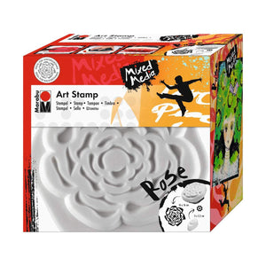 Marabu, Art Stamp Rose 16x16cm - 14240075