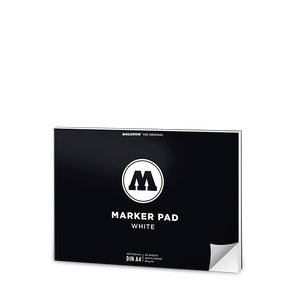 Molotow - Marker Pad White DIN A4 landscape, 50sheet, 297x210mm, Set of 2pc - 05600593