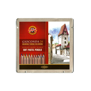 Koh-I-Noor Gioconda Soft Pastel Pencil Set, 24 - 05000069