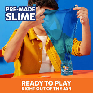 Elmer's GUE Pre-Made Slime, Blueberry Splash Slime, Scented, 236.5ml- 01230194