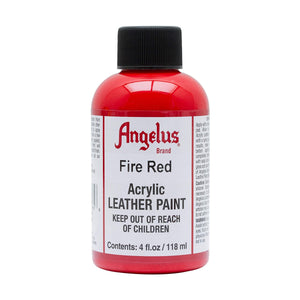 Angelus Acrylic Fire Red Paint - 118ml - 01350517
