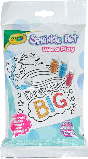 Crayola - Sprinkle Art Shaker, Word Play - 01330735