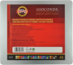 Koh-I-Noor Gioconda 48 Soft Pastel Pencils - 05000070