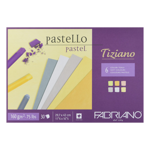 Fabriano Tiziano Pastel Paper Pad - A3 ( 29.7x42cm) -30 Sheets - 06150013
