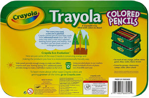 أقلام رصاص ملونة من كرايولا ، 54 قطعة ، ألوان نابضة بالحياة ، مبراة مسبقًا ، أدوات فنية ، رائعة لتلوين الكبار 