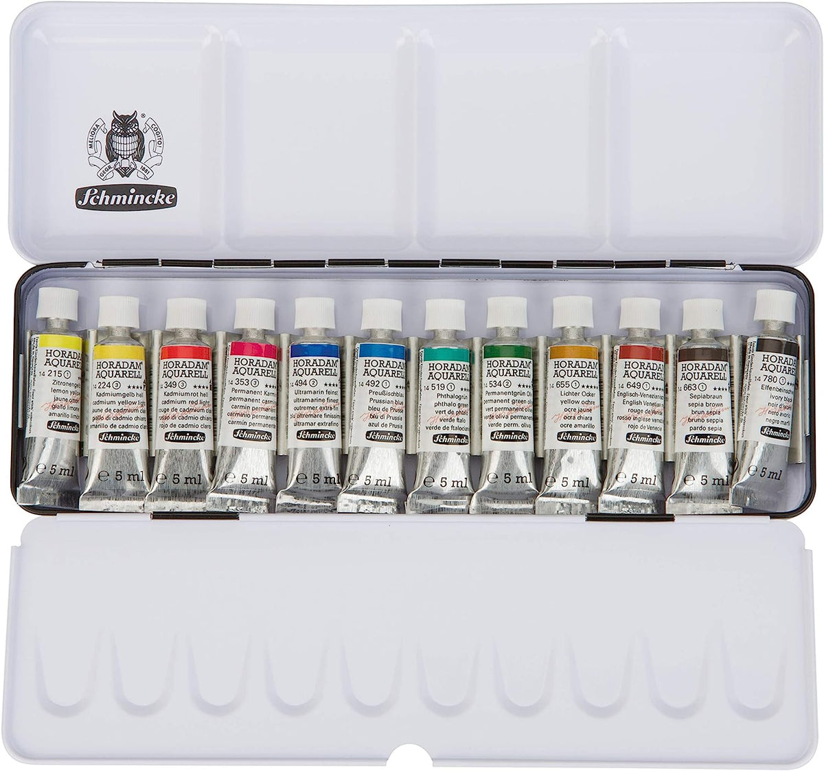 Schmincke, Horadam Aquarell 18pc x 5ml - 05640357