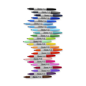 شاربي قلم ماركر ثابت 80 جلام فاين بوينت ، 24 لون 17250044