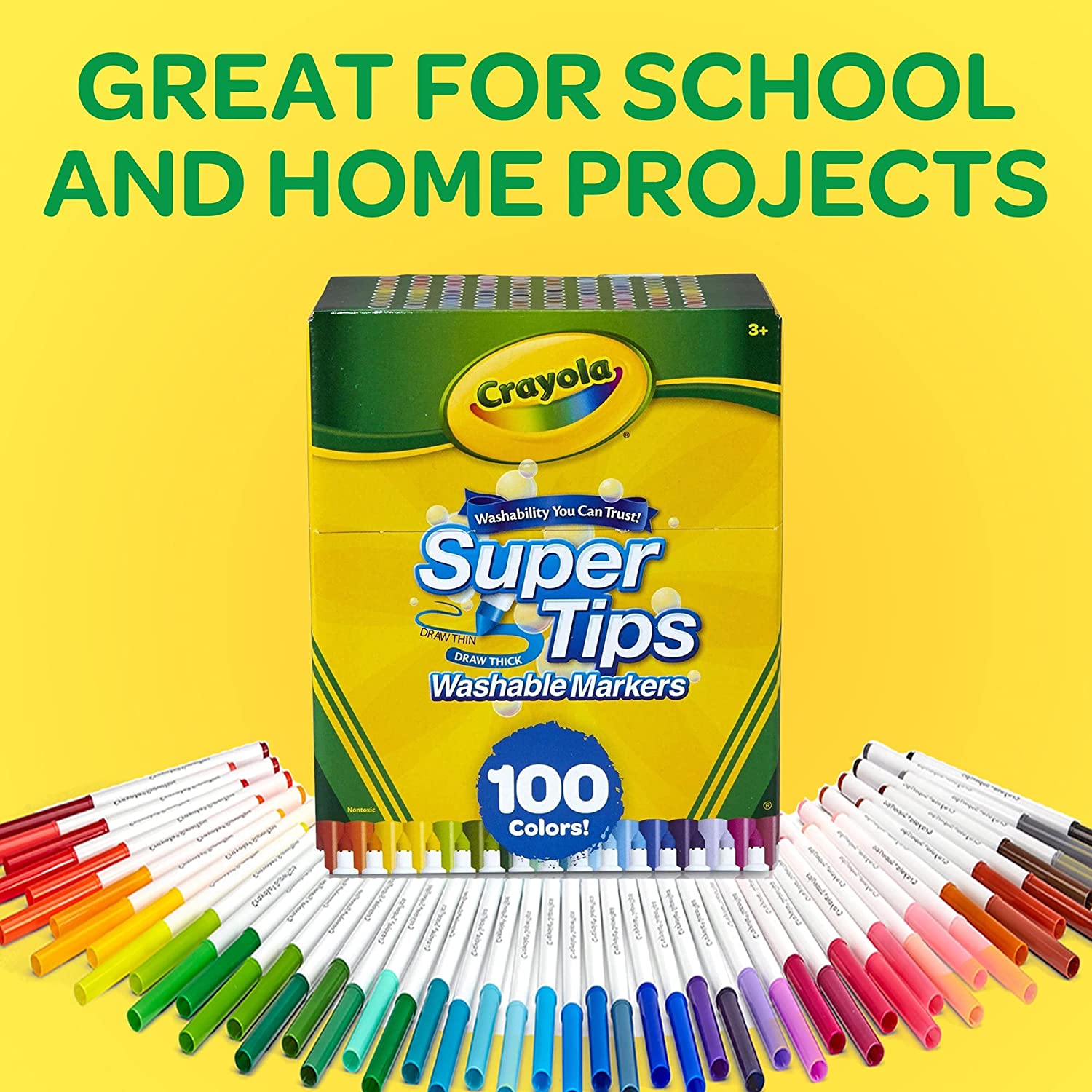 Marcadores Crayola Supertips Marcadores Crayola Super Tips, Lavables,