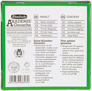 Schmincke Akademie Gouache (72205) 5 x 20ml - 05640319