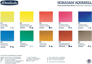 Schmincke Horadam Aquarell (74510) 10pc x 15ml - 05640358