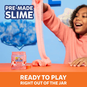 Elmer's GUE Pre-Made Slime, Strawberry Cloud Slime, Scented,236.5ml- 01230154