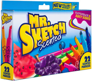 Mr. Sketch, Chiseled Tip Marker, 22 Assorted Scented Marker -20100005