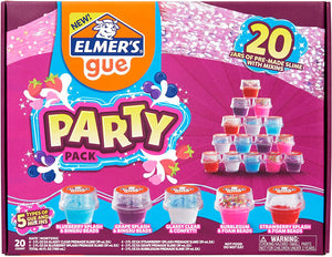 Elmer's - Party pack-Gue Premade Slime, Slime Kit, Includes Fun - 01230202