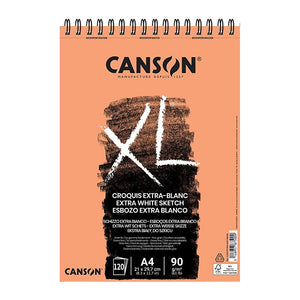 Canson - Extra White Sketch 90, A4, 120sheet - 07021544
