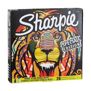 Sharpie, Lion Special Edition Permanent Marker Set Assorted, 26 Pieces -17250056