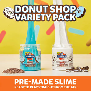 Elmer's GUE Pre-Made Slime Donut Shop Variety Pack - 01230249