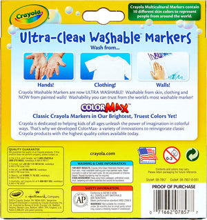 Crayola -Ultra-clean Washable Markers - 01330742