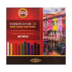 Koh-I-Noor Toison d'Or Soft Pastels Set of 24pc - 05000167
