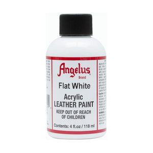 Angelus Acrylic Flat white Paint - 118ml - 01350284