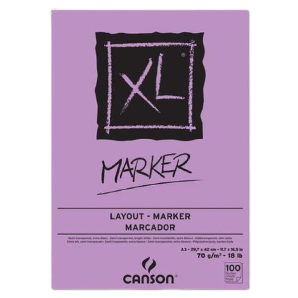Canson Pad Canmarker 70g 100sheet A3 XL - 07021231