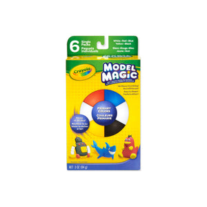 Crayola Model Magic Primary Colors Set 6-Packs - 01350370