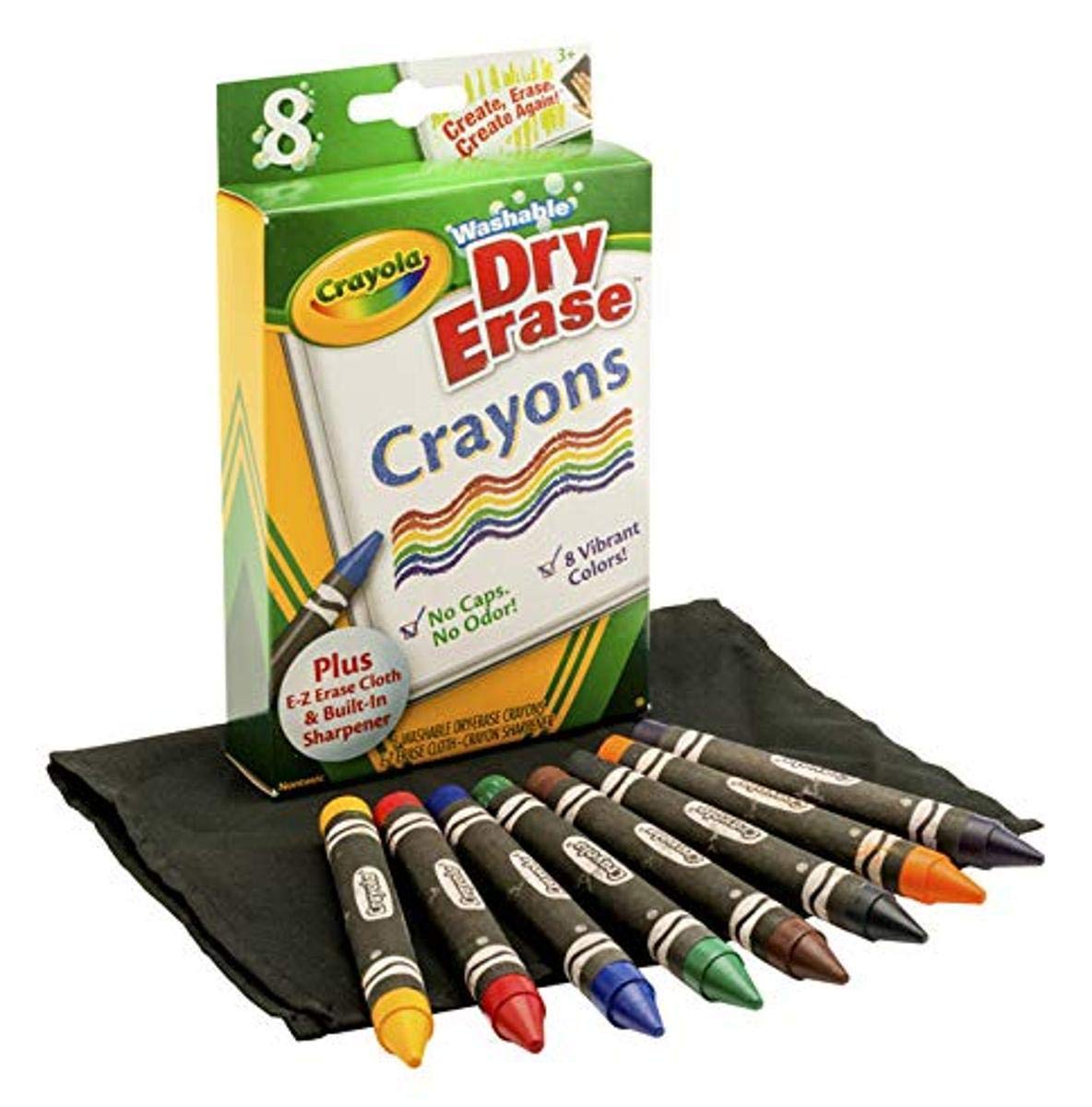Crayola Multi Washable Dry Erase Set 8 Crayons - 01350206