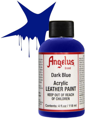 Angelus Acrylic Dark Blue Paint 118ml - 01350463