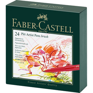 Faber Castell Pitt Artist Pens Brush Set 24 pen - 14120032