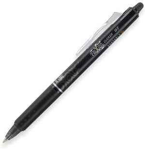 Pilot FriXion Clicker 0.7mm, Erasable Gel Pens, Fine Point, Black Ink, Set of 6pc - 14100061