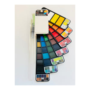 MOGART, 42 Watercolors & Water Brush Pen - 03190016