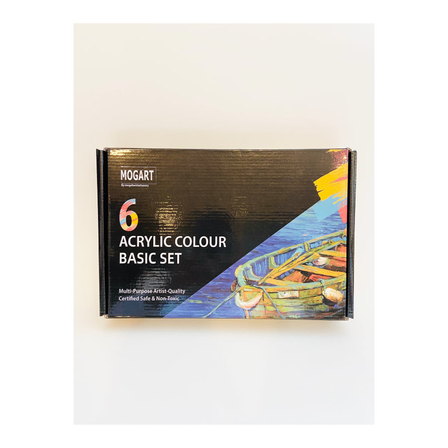 MOGART, Acrylic Paint, 6x 75ml, Tubes - 03190015