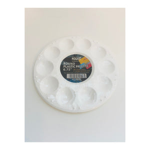 MOGART, Round Plastic Palette, Dia 17cm, Set of 3pc - 03190003