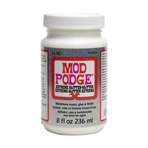 Mod Podge Water-based, Mega Glitter Silver, 236ml - 01420440