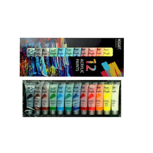 MOGART,  Acrylic Paint, 12x 22ml, Tubes - 03190013