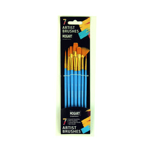 MOGART, Artist Brushes, Nylon, 7pc Assorted tip Size  - 03190006