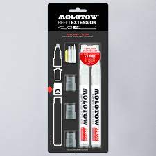 مجموعة أقلام تحديد فرشاة الحبر الناعم من مولوتو أكوا ، مجموعة ألوان متنوعة 12 قلم ماركر - 05600084