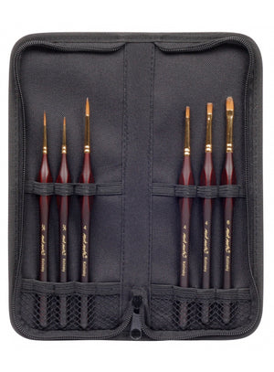 Mont Marte Kolinsky Sable Watercolor Brush Set in Wallet - 04530115