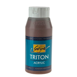 Solo Goya Acrylic "TRITON" 750 ml - Oxydbraun Dunkel - 52501203