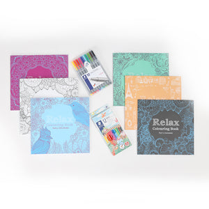 MOGART, Relax Coloring Book Set - C - 03151114