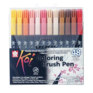 Sakura Koi Coloring Brush Pen Set 48 - 02130653