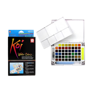 Sakura, Watercolors Set of 48 Color Sketch Set Pocket Sketch Box - 02130631