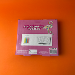 MOGTOY- Colorful Puzzle - Flamingo - 17290022