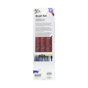 Mont Marte Brush Wallet Set Premium 15pce - 04530514