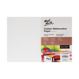 Mont Marte Cotton Watercolor Paper Premium, Set of 2pc - 04530571
