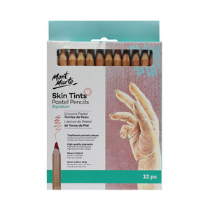 Mont Marte Skin Tints Pastel Pencils Signature 12pc - 04530238